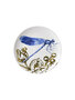 Heinen-Delfts-blauw-wandbord-wall-plate-20cm-Insecten-DRAGONFLY-blauwe-Libelle-met-gouden-bloemen-M505