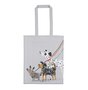 Ulster_Weavers-PVC-medium-shopper-schoudertas-Lange_Hengsel-tas-DOG_DAYS-gevoerd-binnenvak-rits-honden-aan-uitlaatlijn-riem-5DO