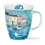 Dunoon-beker-mok-mug-Nevis-BESIDE-THE-SEA-Harbour-havengezicht-boten-meeuwen-pakhuis-480ml-rivier