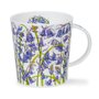 DUNOON-beker-mug-Lomond-PRIMAVERA-BlueBell-flowers-paars-blauw-groen-320ml-design-Michèle_Aubourg-Lo.Prim.bl