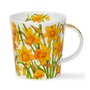 DUNOON-beker-mug-Lomond-PRIMAVERA-Yellow-Narcissus-geel-groen-320ml-design-Michèle_Aubourg-Lo.Prim.na