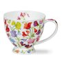 Dunoon-wijde-beker-mok-mug-Skye-FLORAL-FIESTA-bloemen-Lathyrus-aquarel-flowers-gemengde-kleuren-design-Caroline-Bessey