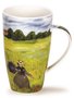 Dunoon-XL-beker-mok-mug-Tasse-Henckelbecher-fbC-Henley-IMPRESSIONISTS-vanGogh-poppy-field-600ml