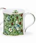 Dunoon-fine-bone-China-kerstbeker-CHRISTMAS HOLLY-Denne-Hulst-takken-rode-Bessen