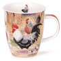 Dunoon-NEVIS-medium-beker-COUNTRY-LIFE-mok-cockerel-kip-chicken-