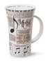 Glencoe-XL-mug-beker-mok-MUSIC-muzieknoten-muziekpapier-kruizen-mollen-bessen-forte-dolce-Pianissimo