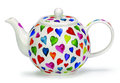 Dunoon-Theepot-Small-WARM-HEARTS-gekleurde-hartjes-Caroline-Bessey