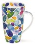 Dunoon-XL-beker-mok-Henley-BLOBS!-gekleurde-verf-klodders-blauw-groen-design-Caroline_Bessey