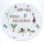 Timeless-serveer-bord-plate-MERERY-CHRISTMAS-gebak-onderbord-31cm