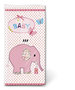 papieren-zakdoekjes-tissue-hanky-IT&#039;S A GIRL-olifantje-roze-geboorte-meisje