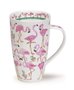DUNOON-XL-mug-beker-Tasse-fbC-Henley-600ml-FLAMBOYANCE-grappige-Flamingo&#039;s-design-Cherry Denman