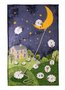 Ulster Weavers-linnen-theedoek-THE WOOLY WAY-weiland-schapen-tellen-maan-nacht-48x75cm