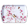 dienblaadje-tray-melamine-small-BIRD &amp; BLOSSOM-White-wit-vogel-bloesem-koolmees-21x13cm-13711215