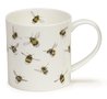 Dunoon-fbC-beker-mok-Orkney-H LONGMUIR COLL-BUMBLING BEE-bijen-design-Hannah Longmuir-350ml