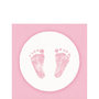 Ambiente-papieren-cocktail-servetten-BABY-STEPS-GIRL-25x25cm-voetjes-meisje-roze