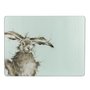 Portmeirion-Wrendale-design-HARE-Haas-worktop-saver-groen-glas-40x30cm-Portmeirion