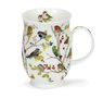 Dunoon-beker-mok-mug-Becher-Suffolk-SECRET-WOOD-Robin-Roodborstje-relmuis-zangvogels-vlinders-vogels -design-Jane Fern