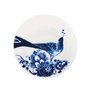 Royal Delft-servies-blue-PEACOCK-SYMPHONY-vogel-gebaksbord-coupe-dessert-plate-17cm-fine bone China-vogel-bird