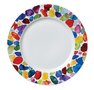 Dunoon-bord-plate-22cm-BLOBS!-Paint-dots-gekleurde-verf-klodders