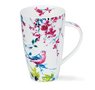 DUNOON-XL-mug-beker-Tasse-fbC-Henley-600ml-BIRDSONG-Finch-Pink-bird-zangvogel-Vink-Pink-bird-design-Harrison_Ripley-