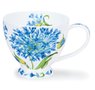 Dunoon-wijde-beker-mok-mug-Skye-AGAPANTHUS-blue-blauw-Afrikaanse_Lelie-bloemen-flower-Michèle Aubourg