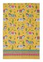 Ulster-Weavers-theedoek-Tea Towel-cotton-Designers-Guild-CACTUS-JACK-ezels-groen-Mexicaans-oker-geel-