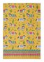 Ulster-Weavers-theedoek-Tea Towel-cotton-Designers-Guild-CACTUS-JACK-ezels-groen-Mexicaans-oker-geel-