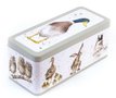 Wrendale-voorraad-koekjes-cracker-tin-trommel-WRENDALE-Bosdieren-Hare-Owl-Duck-Haas-Eend-Uil-design-Hannah_Dale-TN006-mintgroen