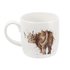Royal-Worcester-beker-mok-mug-HIGHLAND_COW--Wrendale-serie-dieren-Hannah Dale-boerderij-MMMT5629_XT-