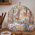 Ulster Weavers-theemuts-WILDWOOD-deco-bosdieren-beer-uil-hert-bos-bomen-bruin-oranje