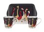 Portmeirion-Mug & Tray-2bekers-tray-set-Sara Miller-GEESE-collection-ganzen-gans-22_karaat-goud-accenten