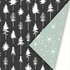 Collectiv-Warehouse-dubbel-zijdig-inpakpapier-rol-300x50cm-Kerstmis-zwart-mint