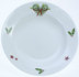 Timeless-Clou_&_Classic-deep-plate-22cm-MERRY_CHRISTMAS-groen-hart-kerstbal-rood