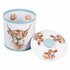 Biscuit-barrel-koekjes-trommel-rond-groen-16cm-WRENDALE-Country_set-COWS-koeien-koekjes-Hannah_Dale-BT004