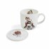 Royal-Worcester-Portmeirion-giftset-beker & onderzetter-mug & Coaster-PIGGY_IN_THE_MIDDLE-Rabbit-Konijn-Piggy-Cavia-Ham