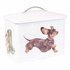 Broodtrommels-groot-bread_bin-WrendaleDesigns-A_DOGS_LIFE-honden-Dashhound-Tekkel-puppies-roze-deksel-design-Hannah_Dale-TN037