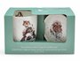 Royal-Worcester-Portmeirion-giftset-beker & onderzetter-mug & Coaster-PIGGY_IN_THE_MIDDLE-Rabbit-Konijn-Piggy-Cavia-Ham