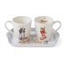 WRENDALE-Designs-Mug_&_Tray-set-NO-PLACE-LIKE-HOME-dog-cat-Kerst-hond-kat-Christmas-X0011659225