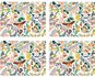 Pimpernel-Portmeirion-placemats-PAPILLON-kunststof-kurk-gekleurde-Vlinders-set/4-Large-X0010649179