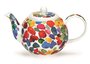 Dunoon-Theepot-fbC-Large-BLOBS!-gekleurde-verf-strepen-stippen-inhoud-1,2Ltr-Caroline-Bessey