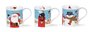 CHRISTMAS POST Cat Beker Bute Brievenbus in straat met kat_