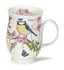 Dunoon-beker-mok-mug-Becher-Suffolk-HEDGEROW-BIRDS-Blue Tit-Pimpelmees--vogel-bloemen-planten-Vogelwikke-bermplant-
