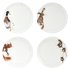 Royal_Worcester-WRENDALE-Assorti-diner-plates-set/4-HARE_DUCK_MOUSE_SQUIRREL-dinertborden-27cm-Hannah_Dale-