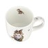 Royal-Worcester-beker-mok-mug-BORN TO BE WILD-FOX-binnenkant-Wrendale-serie-bosdieren-Hannah Dale-vossen